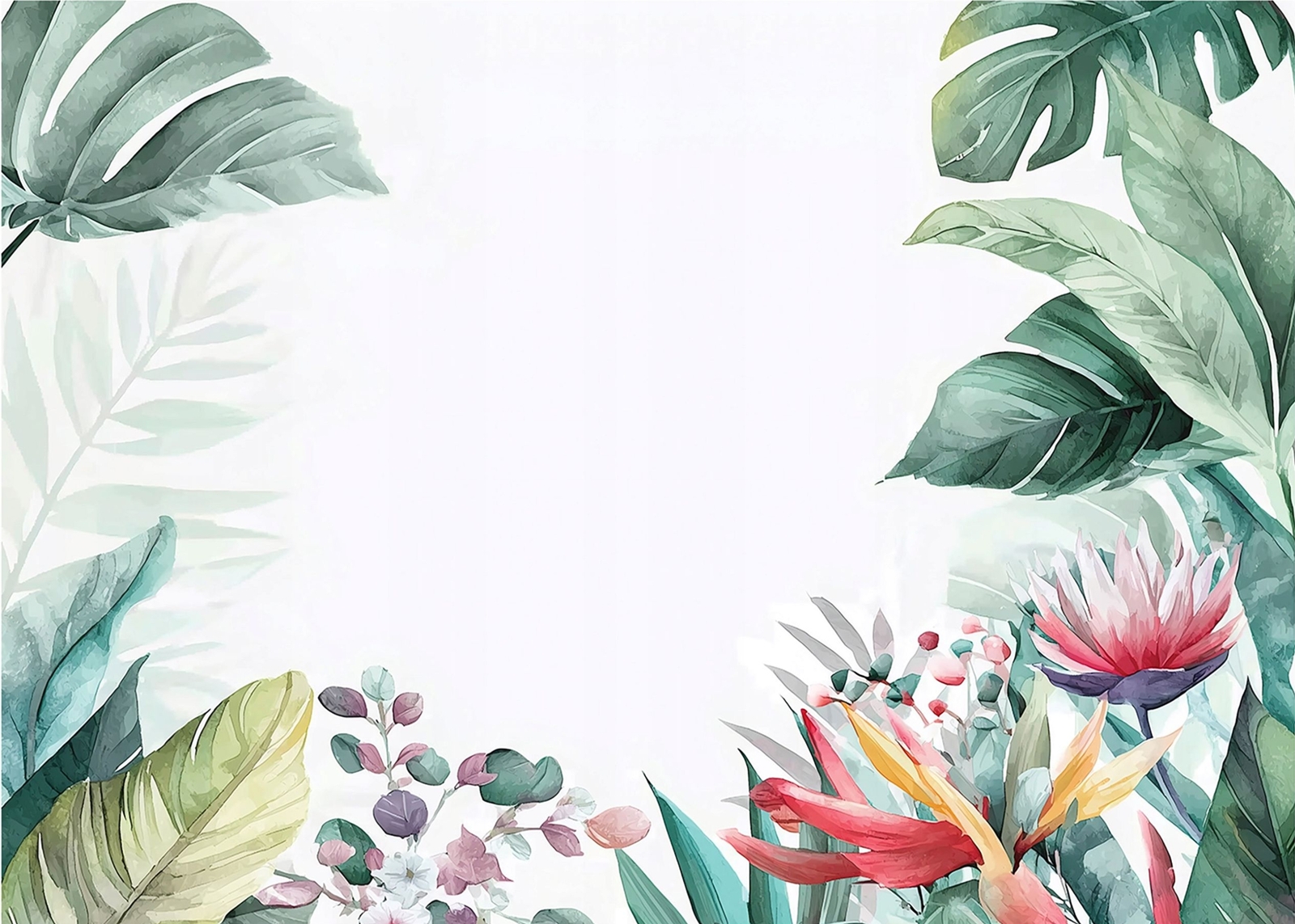 Флис Фототапет Листа- художествен стил